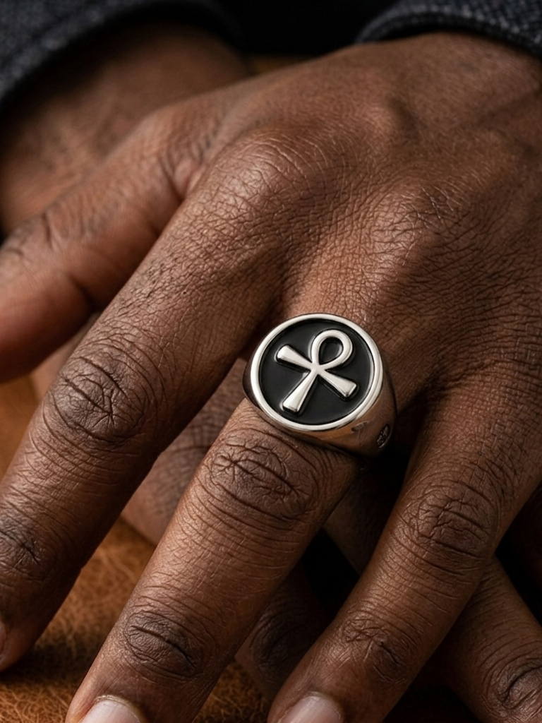 Bague Ankh Nala – Unisexe