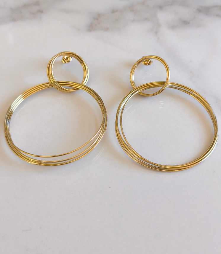 Boucles d’oreilles Double the luv