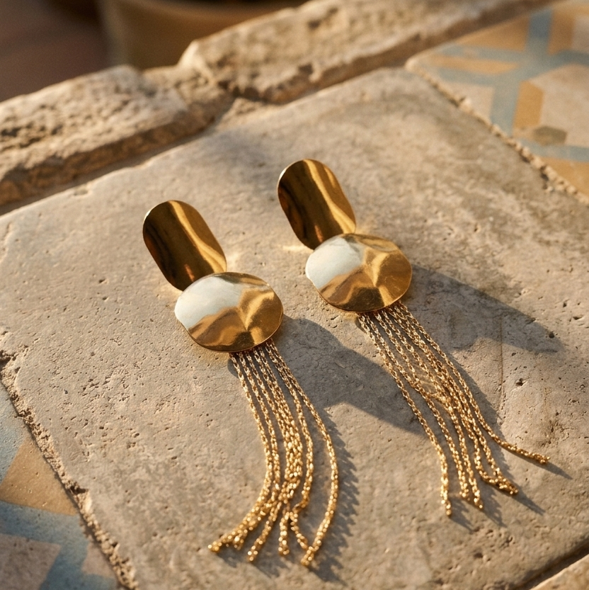 MVUA — Boucles d'oreilles longues cascade