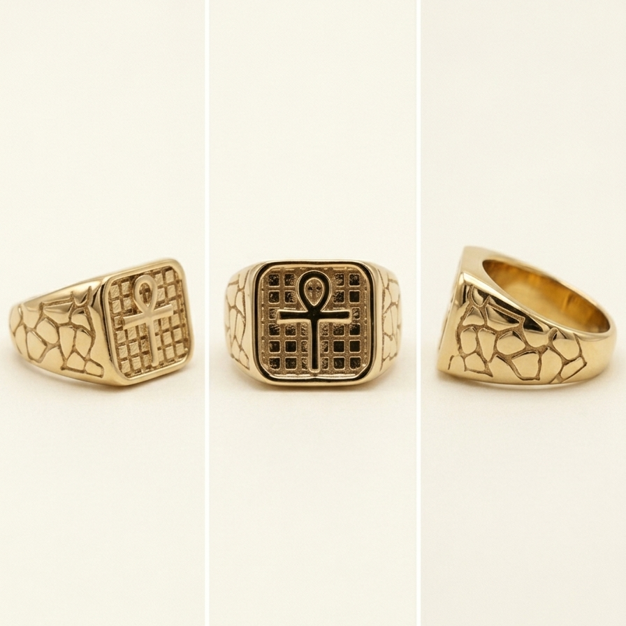 Bague Ankh Zola – Unisexe