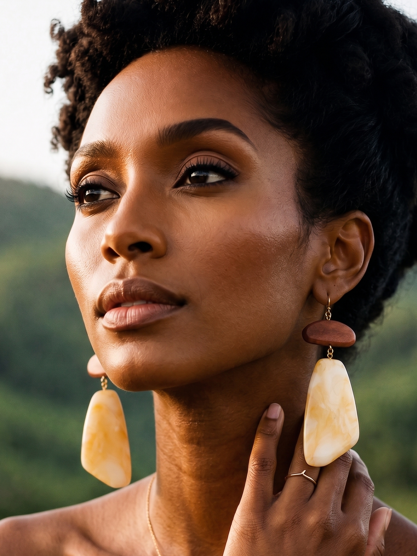 Boucles d'oreilles MÒN Matouba