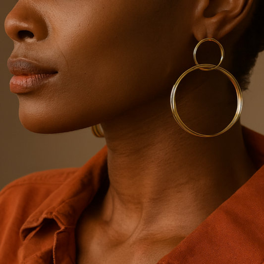 Boucles d’oreilles Double the luv