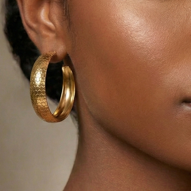 Boucles d’oreilles Fanm Isit