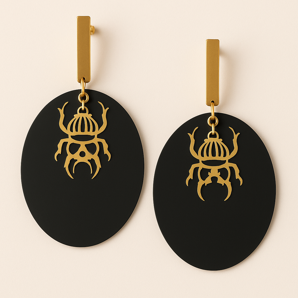 Boucles d’oreilles Khepri