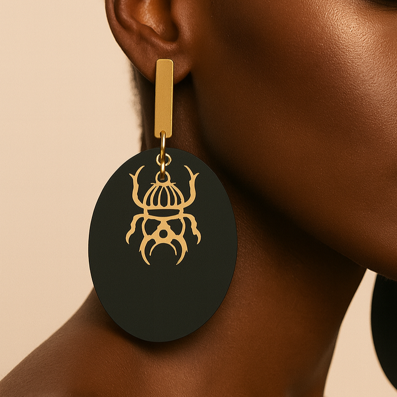 Boucles d’oreilles Khepri