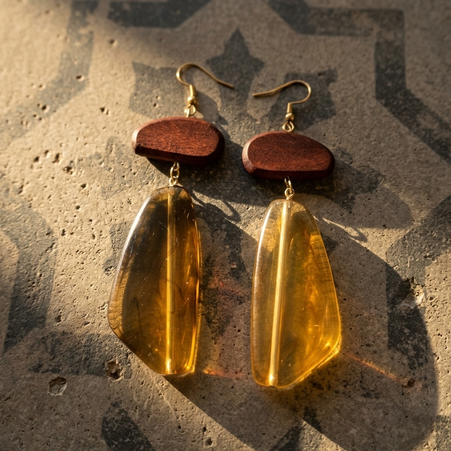 Boucles d'oreilles MÒN Matouba