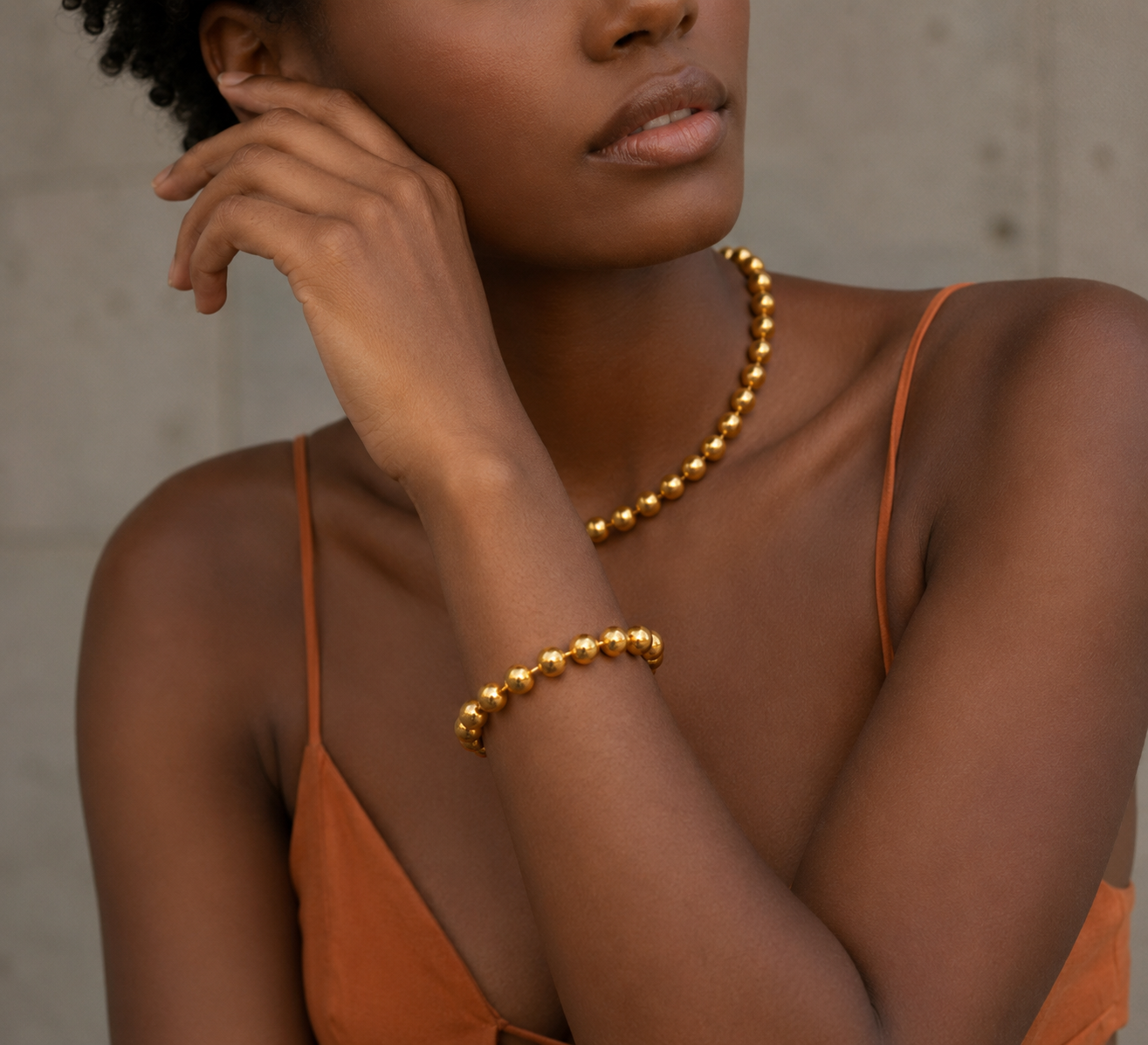 Parure Chou — Collier & Bracelet