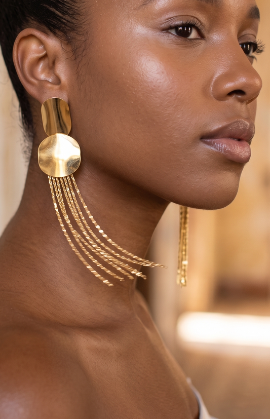 MVUA — Boucles d'oreilles longues cascade
