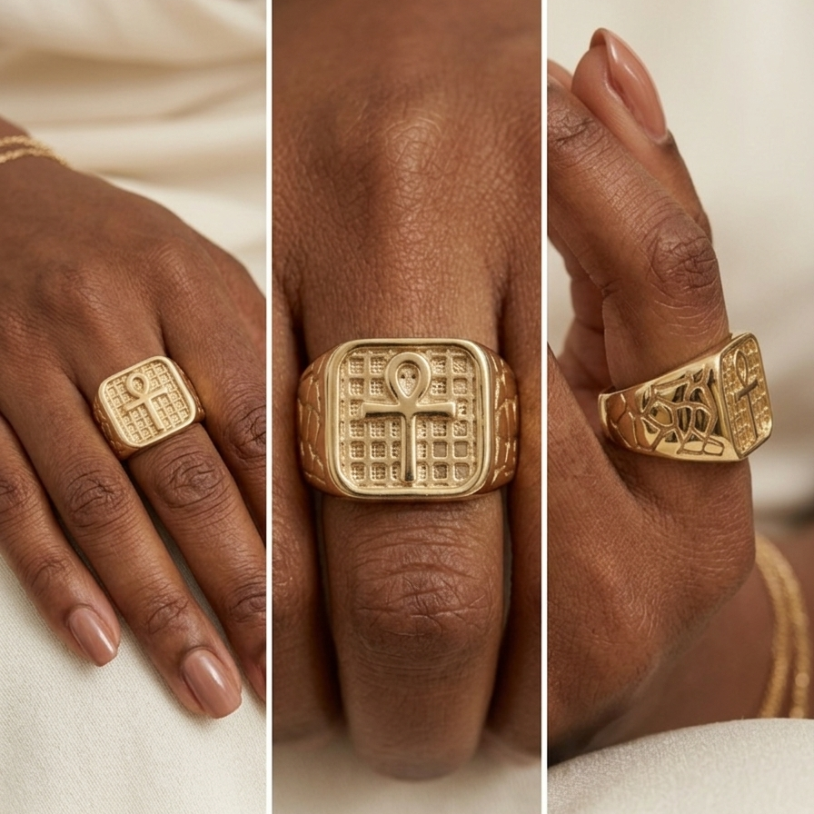 Bague Ankh Zola – Unisexe