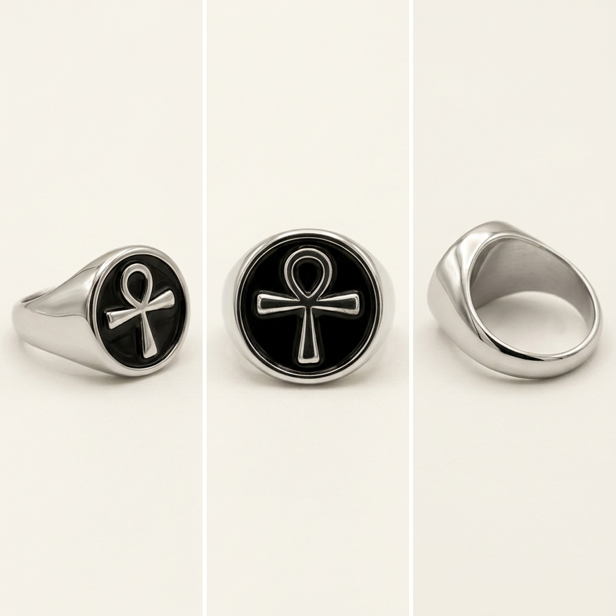 Bague Ankh Nala – Unisexe