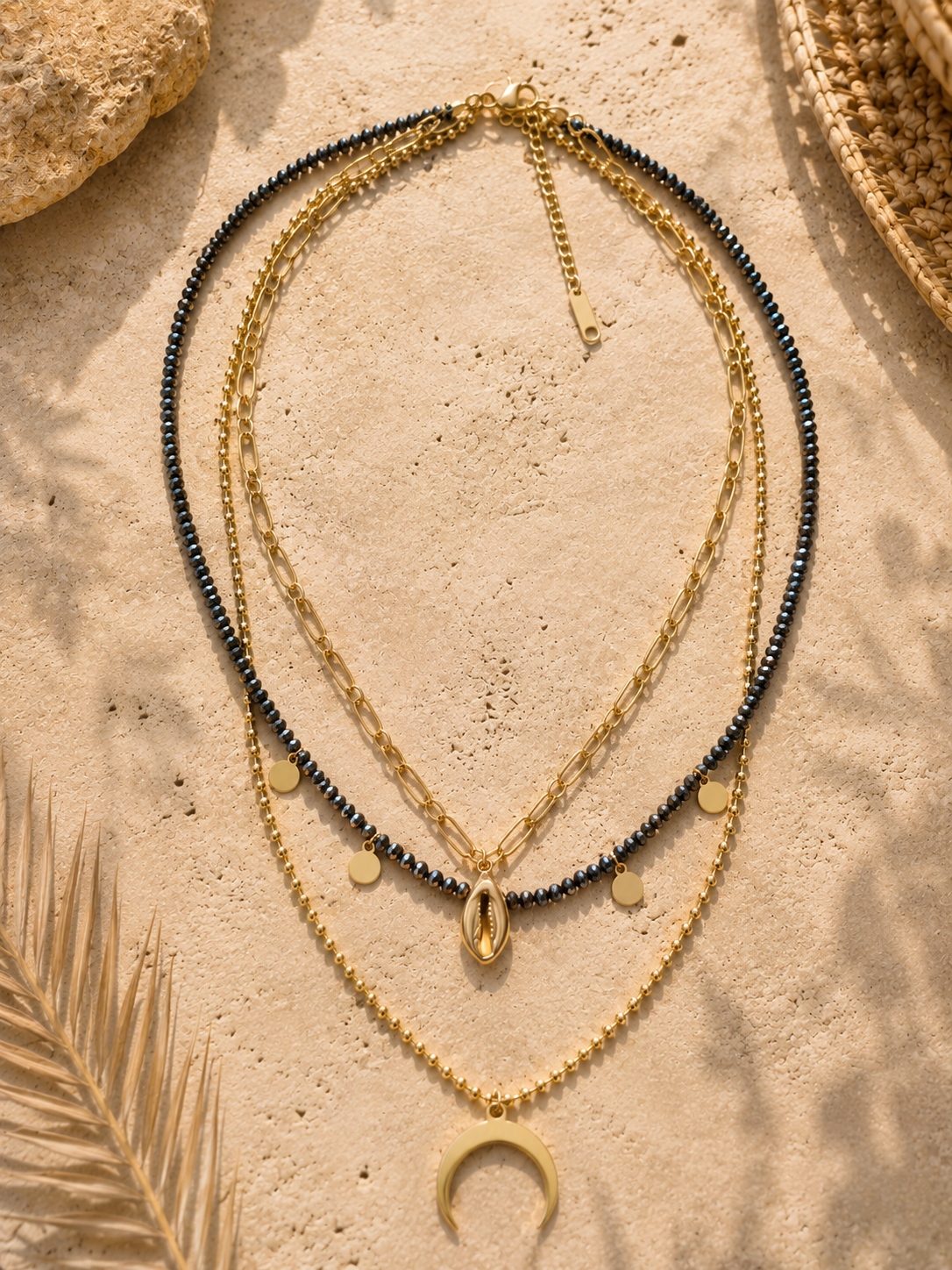 Collier multirangs LUNA