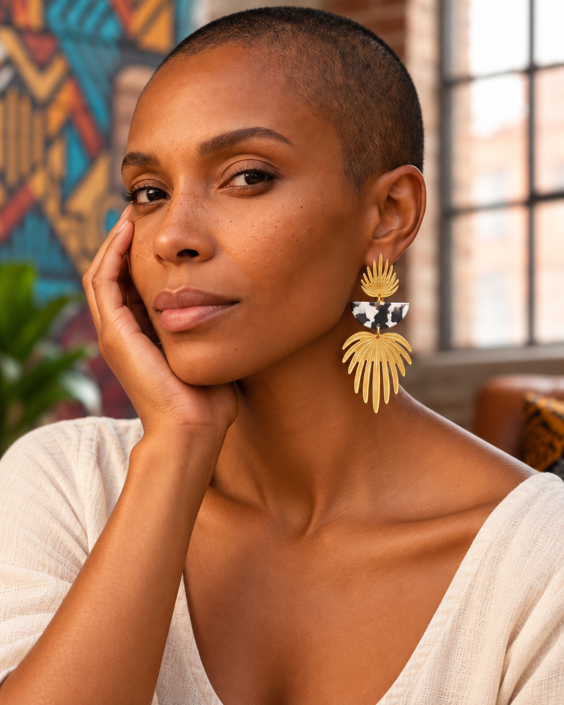 Boucles d’oreilles TWI portées